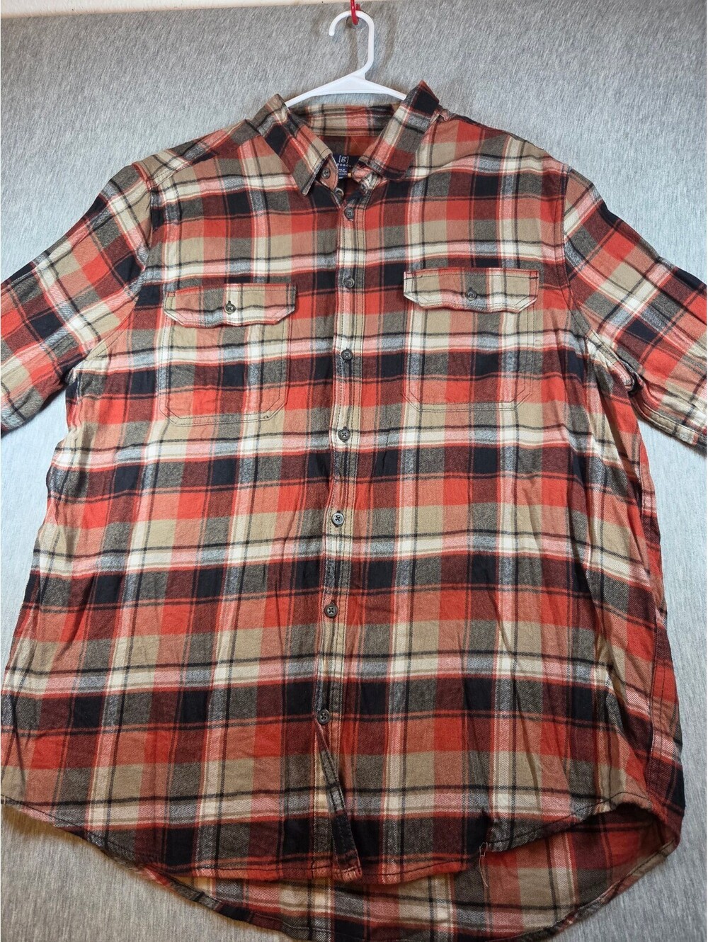 George XLT Men's Plaid Flannel Shirt